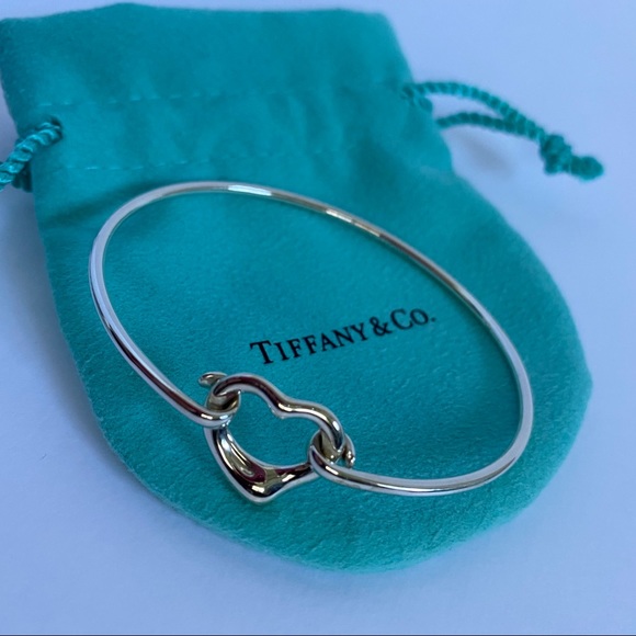 Tiffany & Co. Jewelry - Tiffany & Co Heart Bangle Bracelet Sterling Silver